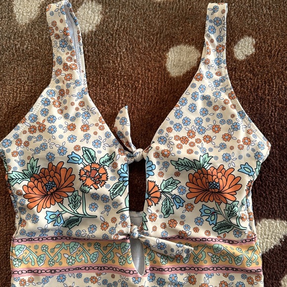 Floral One Piece Swimsuit - Picture 2 of 10